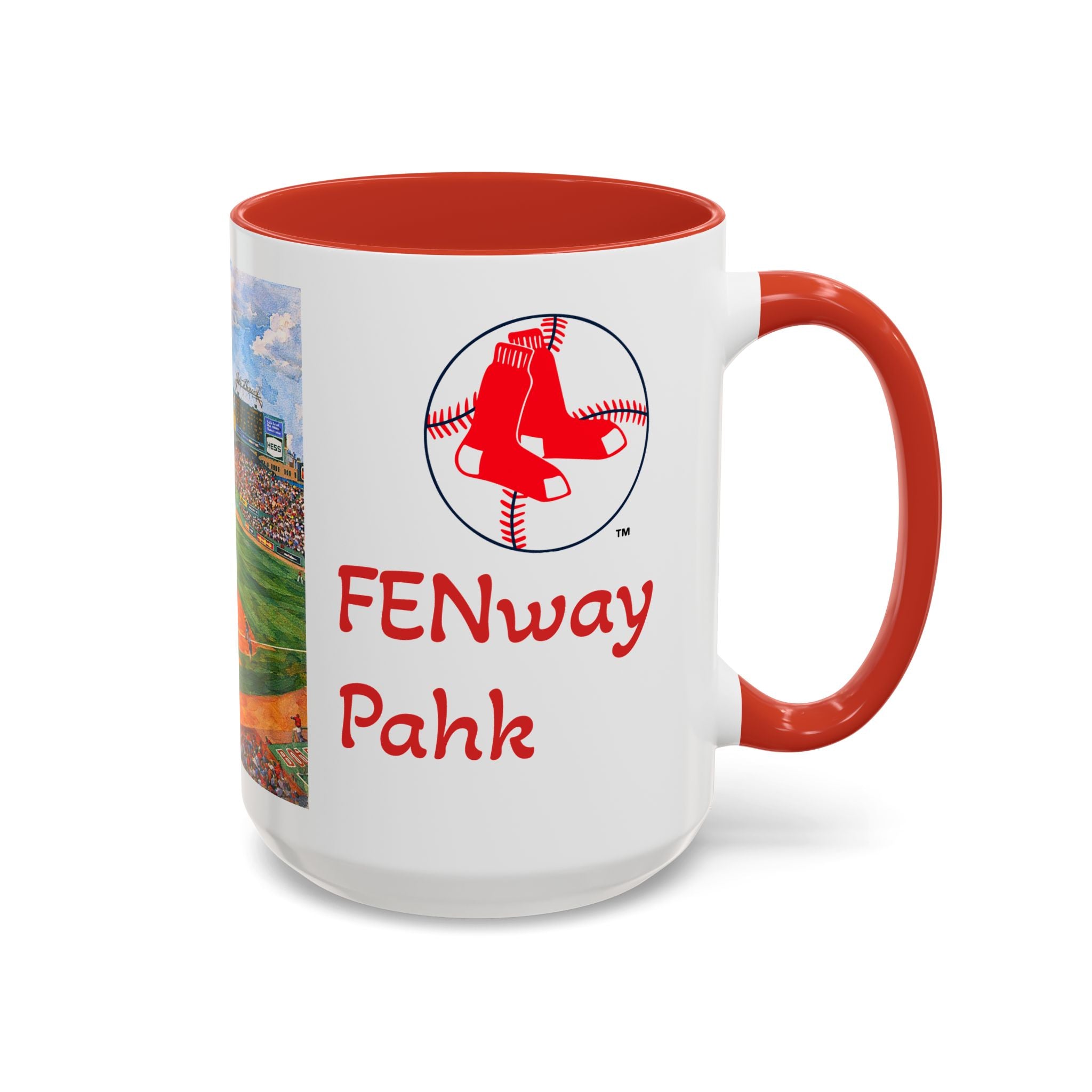 Fenway Pahk Boston Red Sox Two-Sided Mug | Baseball Stadium Coffee Mug