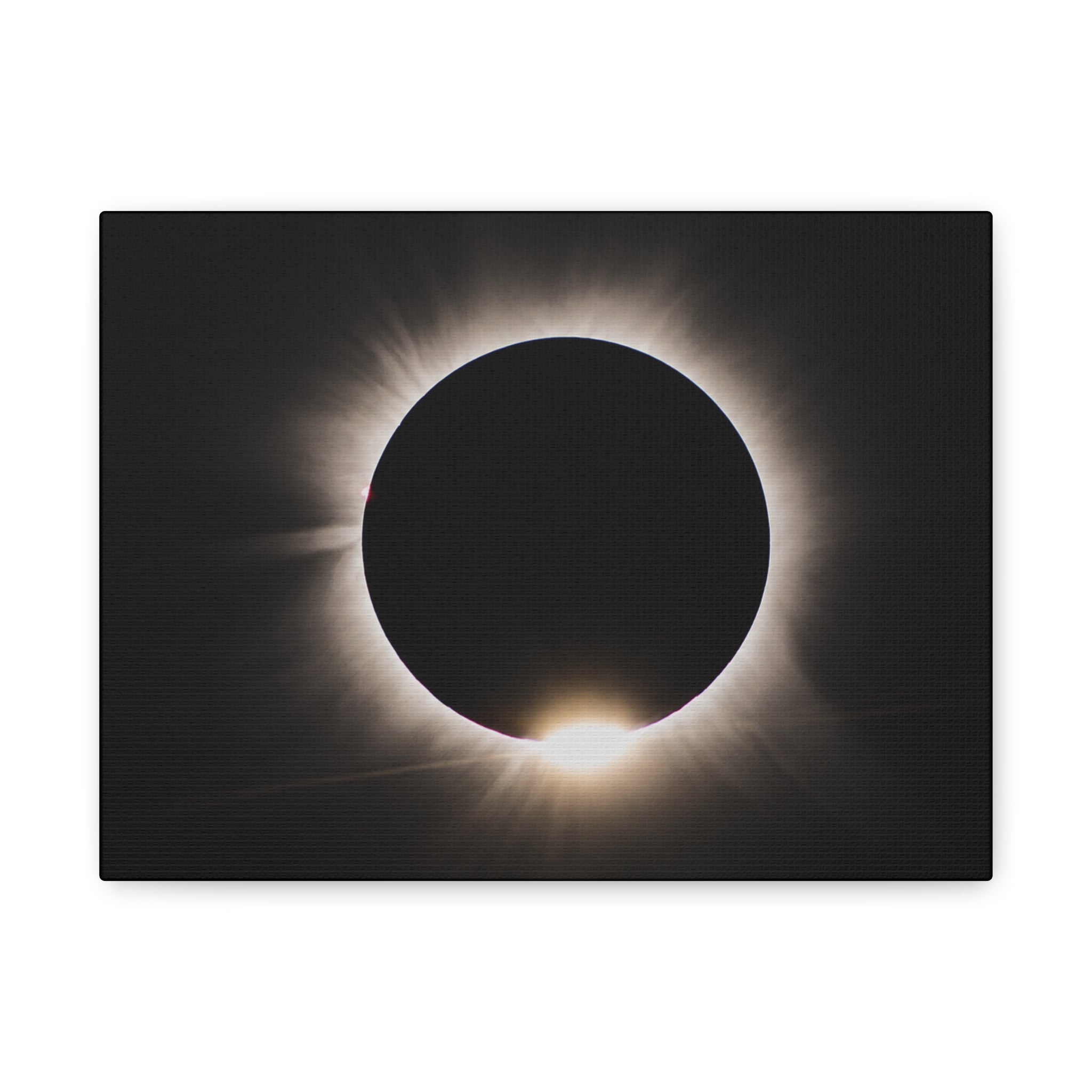 Total Solar Eclipse Matte Canvas