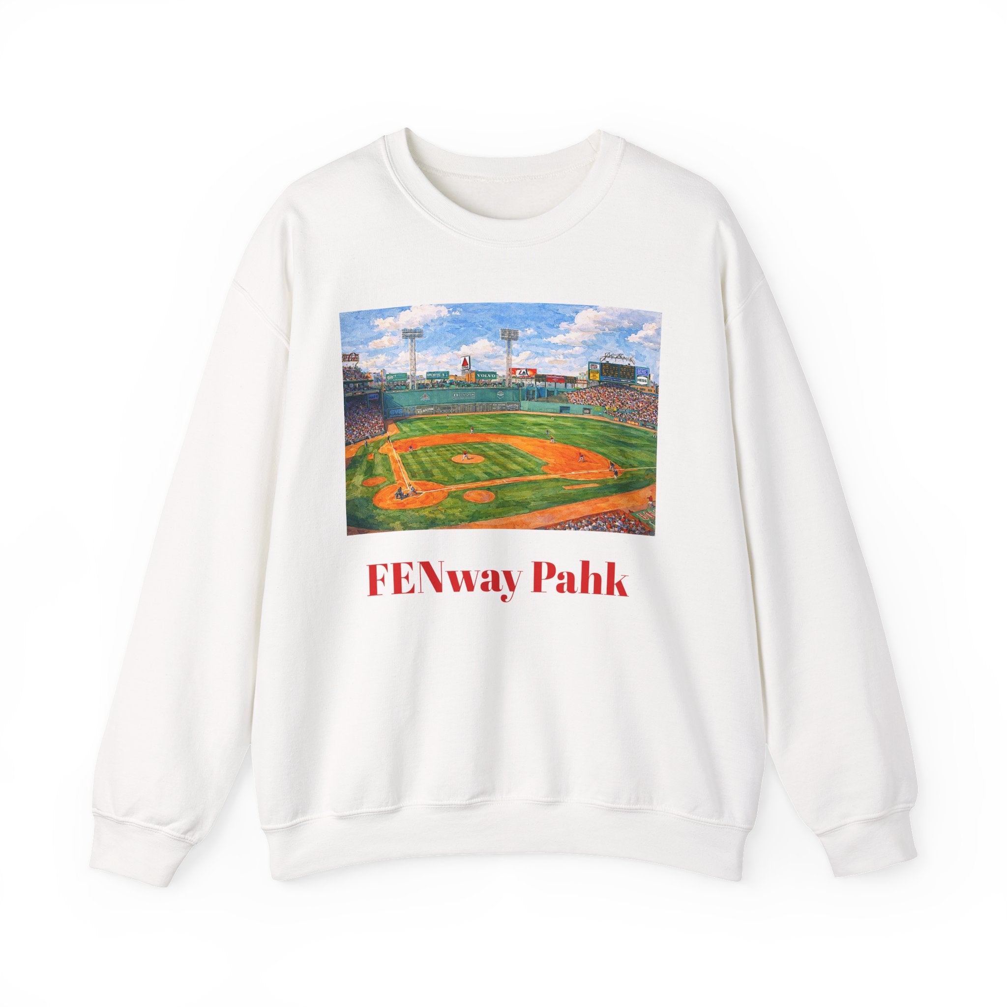 Fenway Park Boston Red Sox Stadium Image sweatshirt | Red Sox Baseball Crewneck
