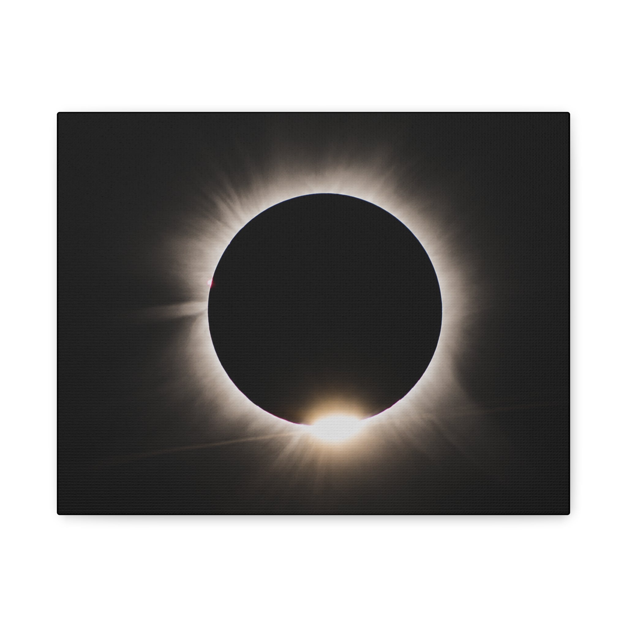 Total Solar Eclipse Matte Canvas