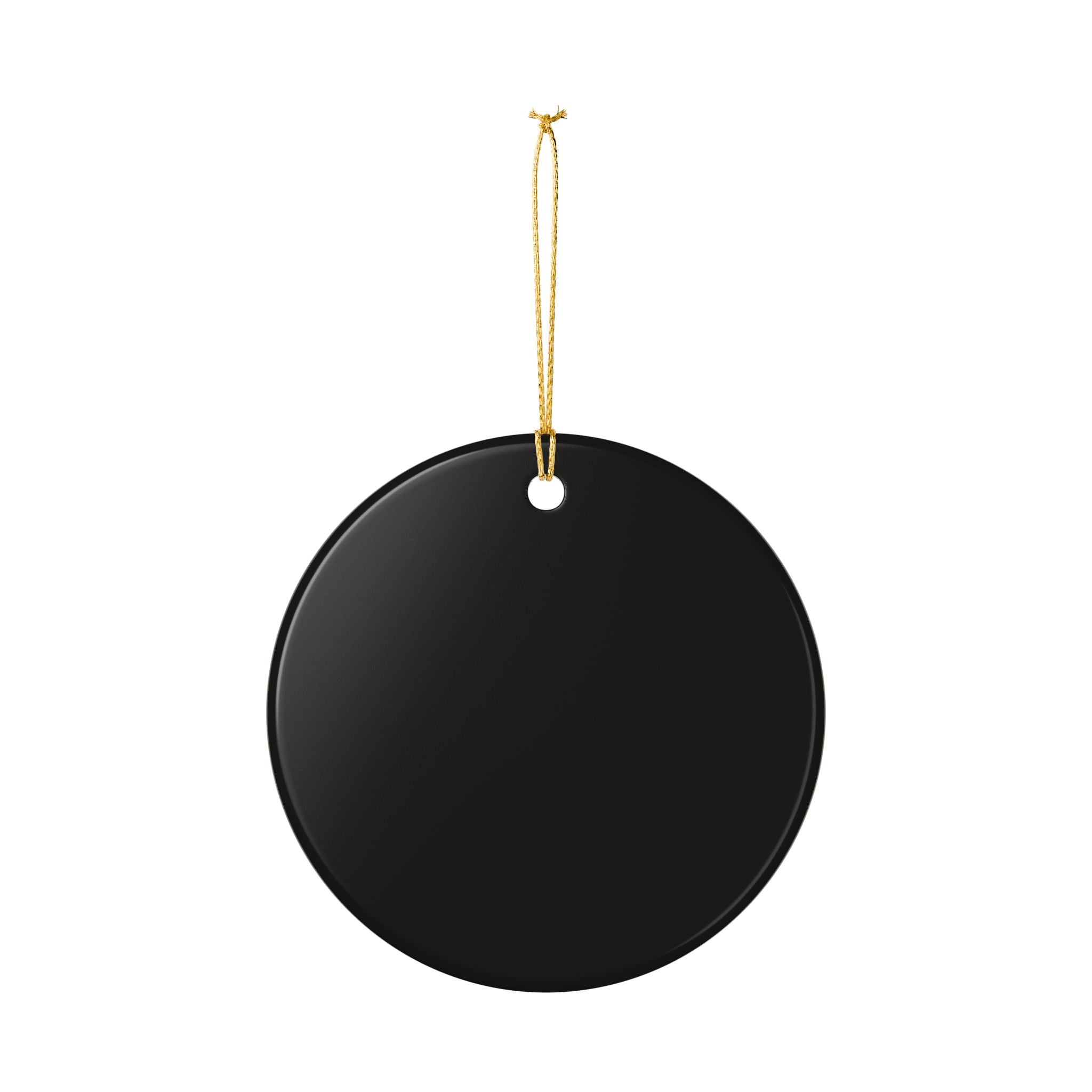 Solar Eclipse Ceramic Ornament | Totality Moon Phase Hanging Décor