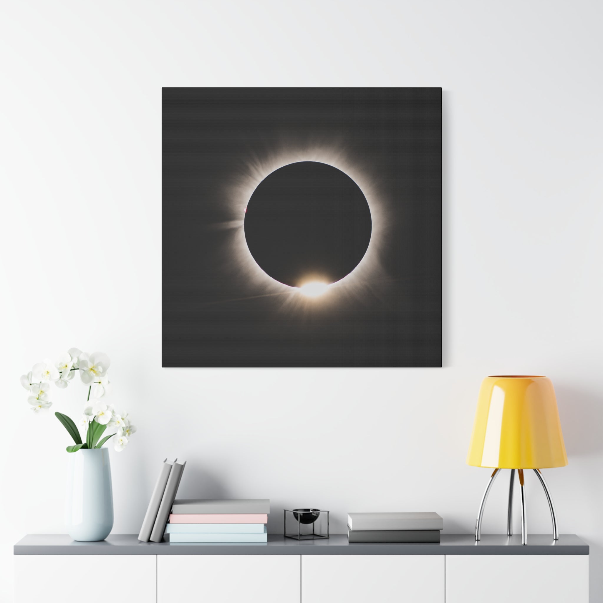 Total Solar Eclipse Matte Canvas