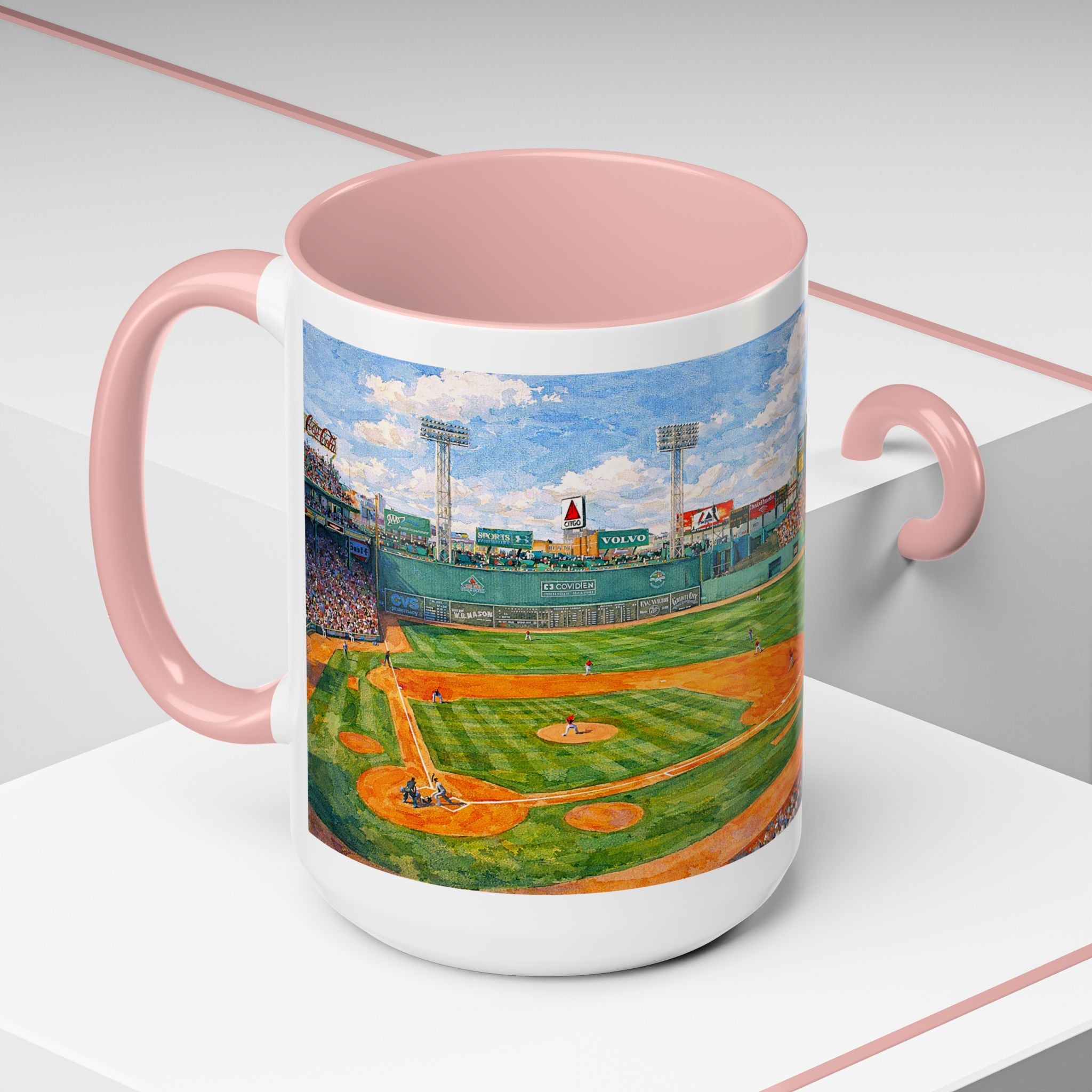 Fenway Pahk Boston Red Sox Two-Sided Mug | Baseball Stadium Coffee Mug