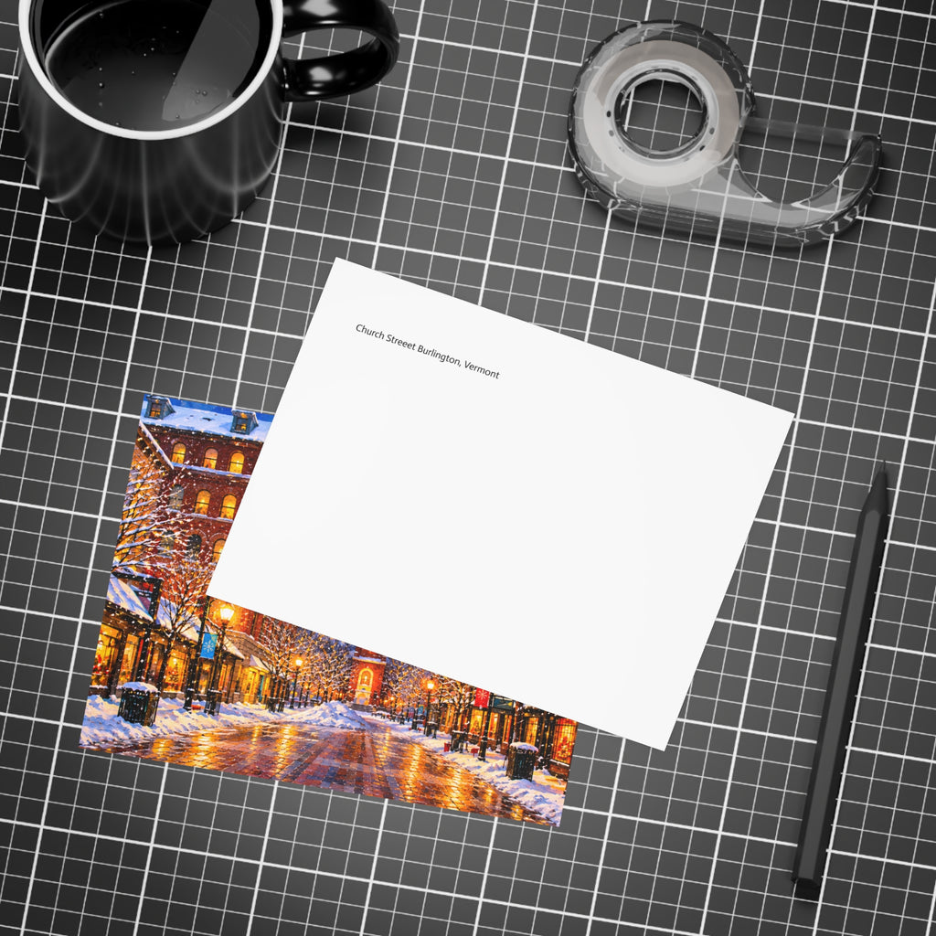 Church Street Burlington Vermont Postcard Bundles (envelopes included)