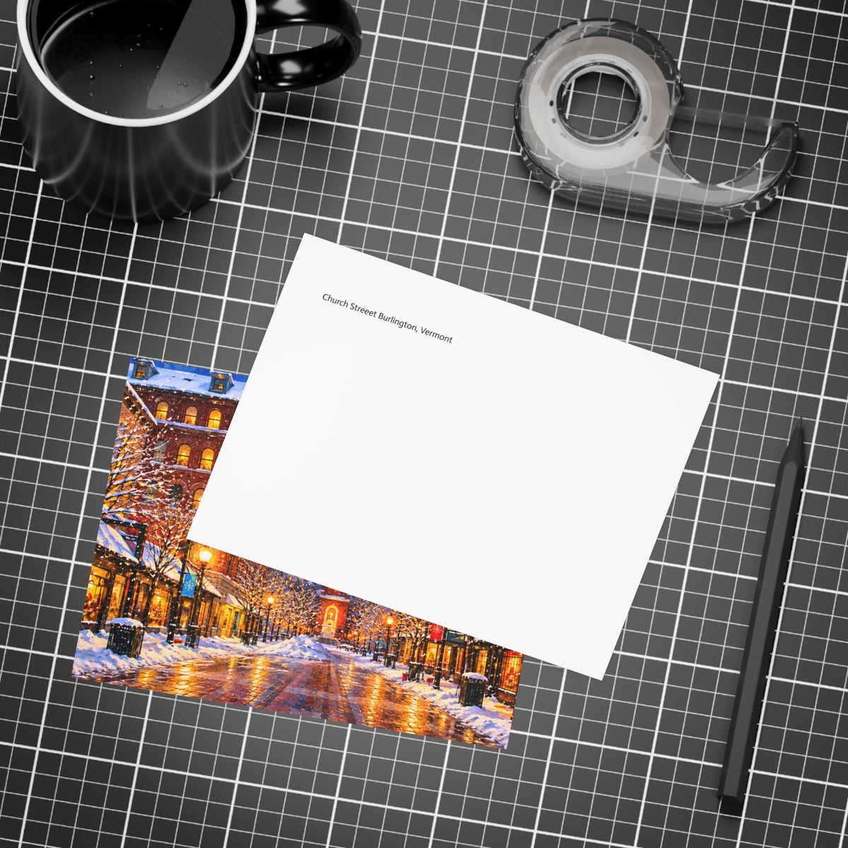 Church Street Burlington Vermont Postcard Bundles (envelopes included)