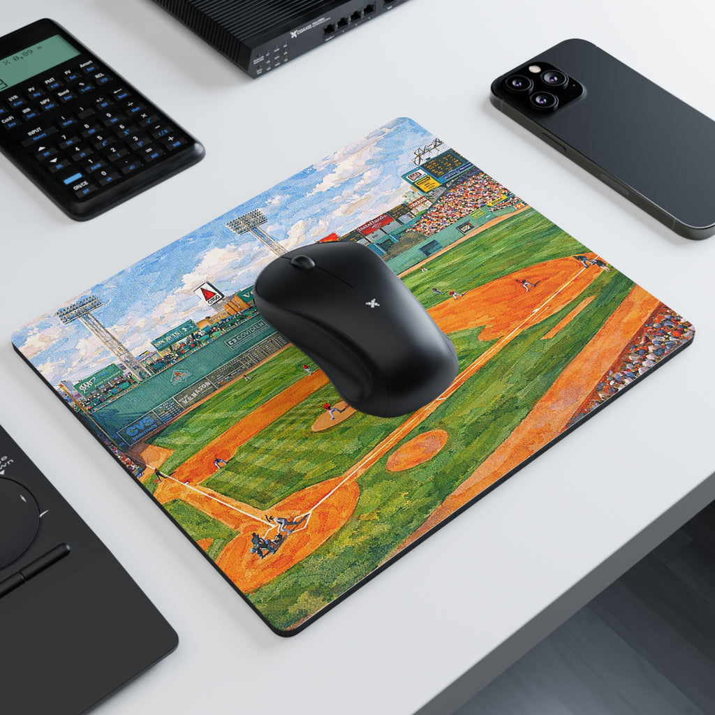Fenway Park Baseball Mouse Pad — Vintage Stadium Art Rectangular Mousepad