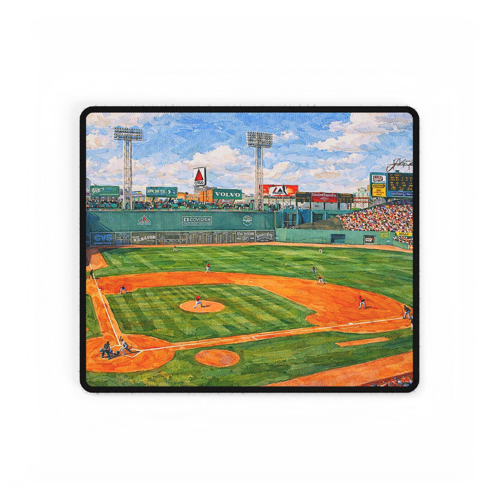 Fenway Park Boston Red Sox Baseball Stadium Desk Mat — Fenway Park Field Art Mouse Pad