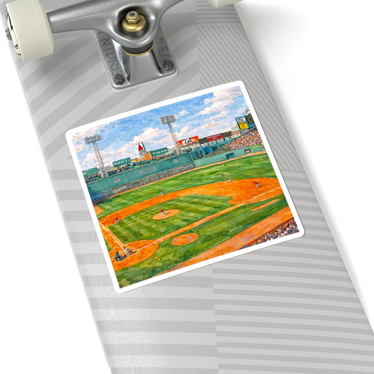 Fenway Park Boston Red Sox Sticker | Kiss-Cut Vinyl Sticker, Fenway Park Art