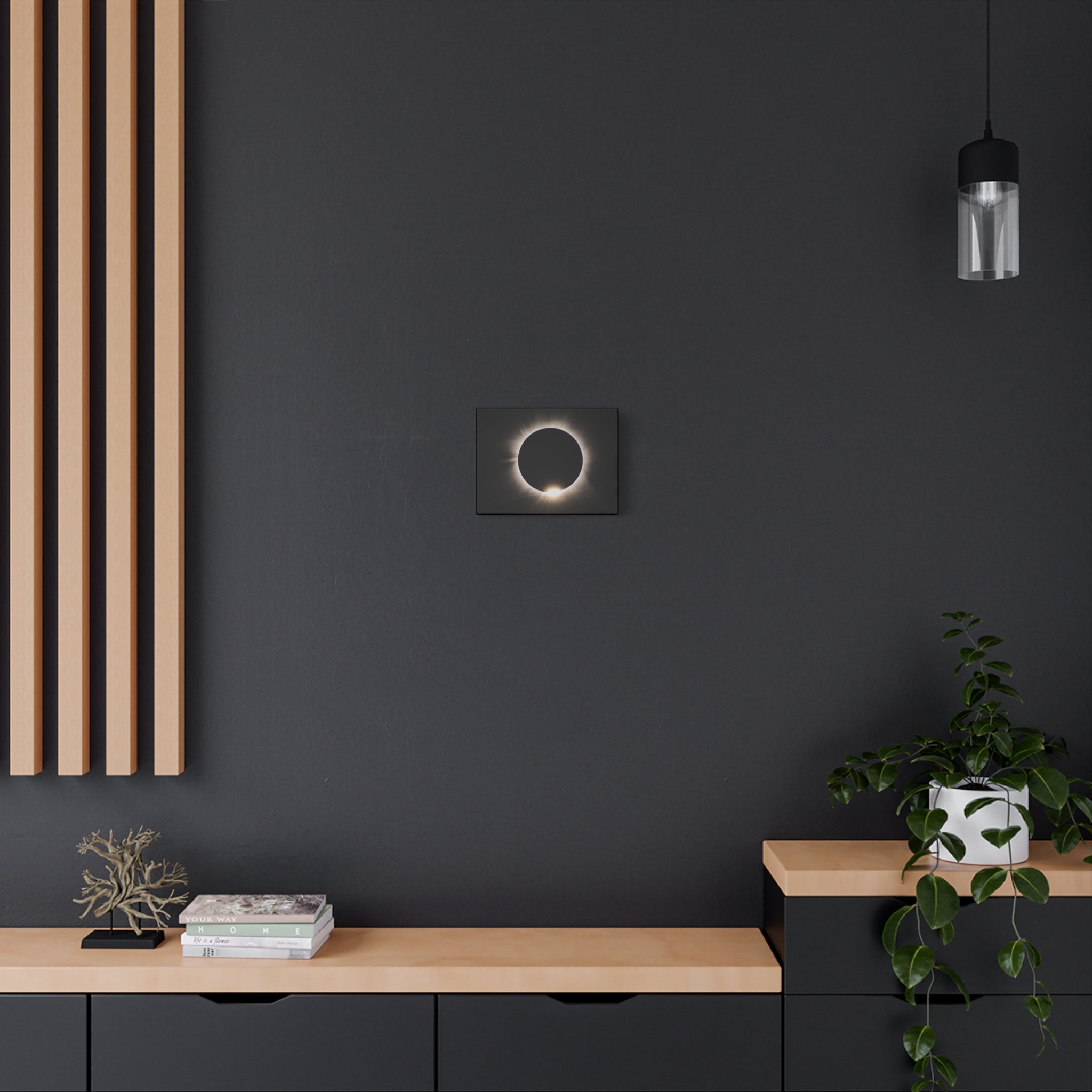 Total Solar Eclipse Matte Canvas