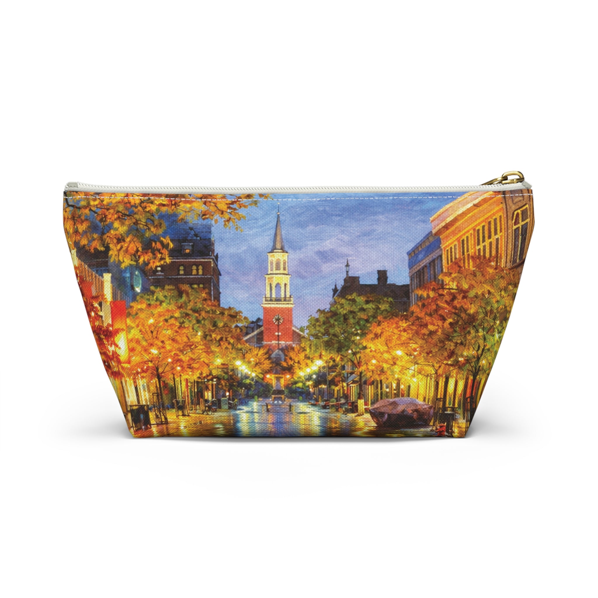 Burlington Vermont Church Street Marketplace and Lake Champlain Accessory Pouch