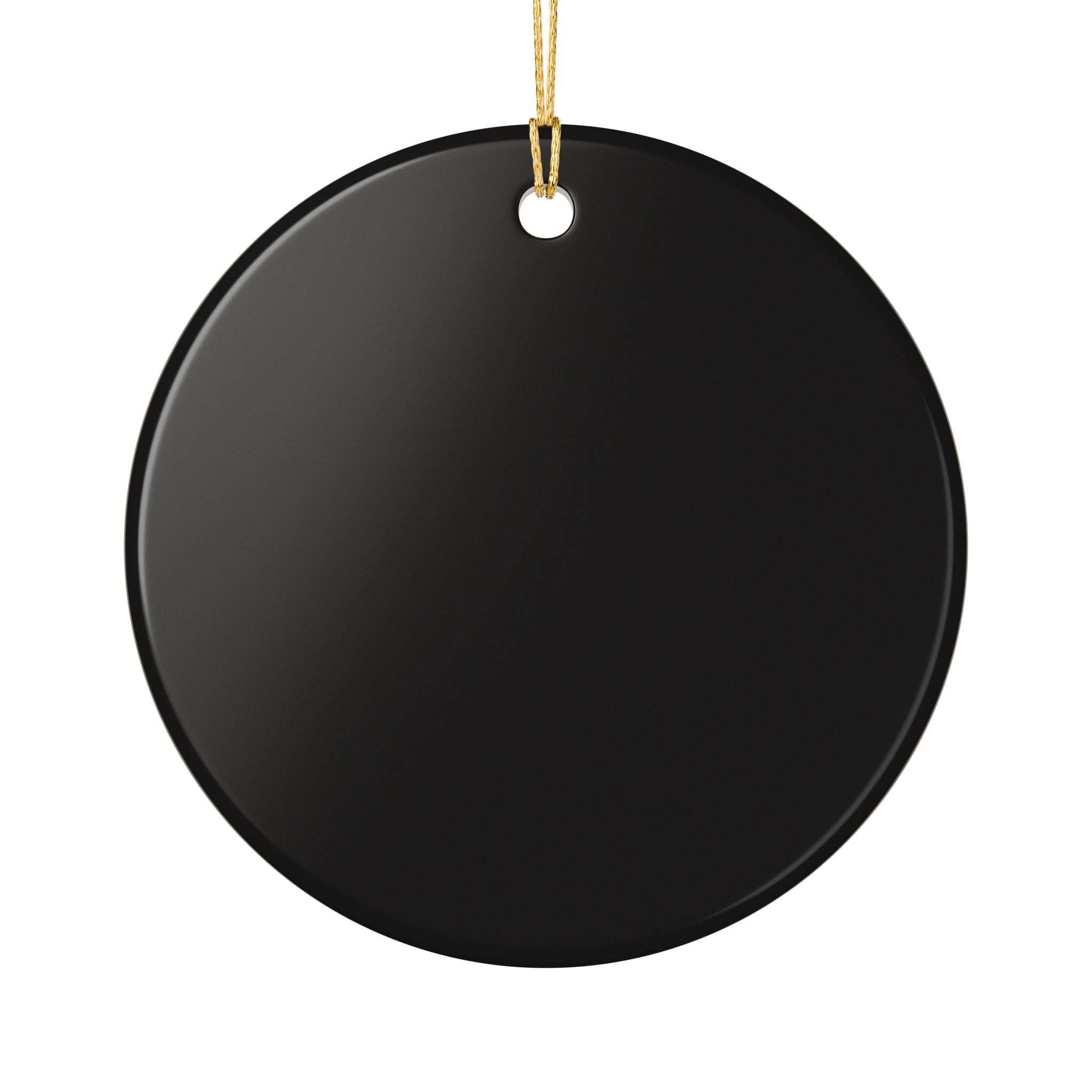 Solar Eclipse Ceramic Ornament | Totality Moon Phase Hanging Décor