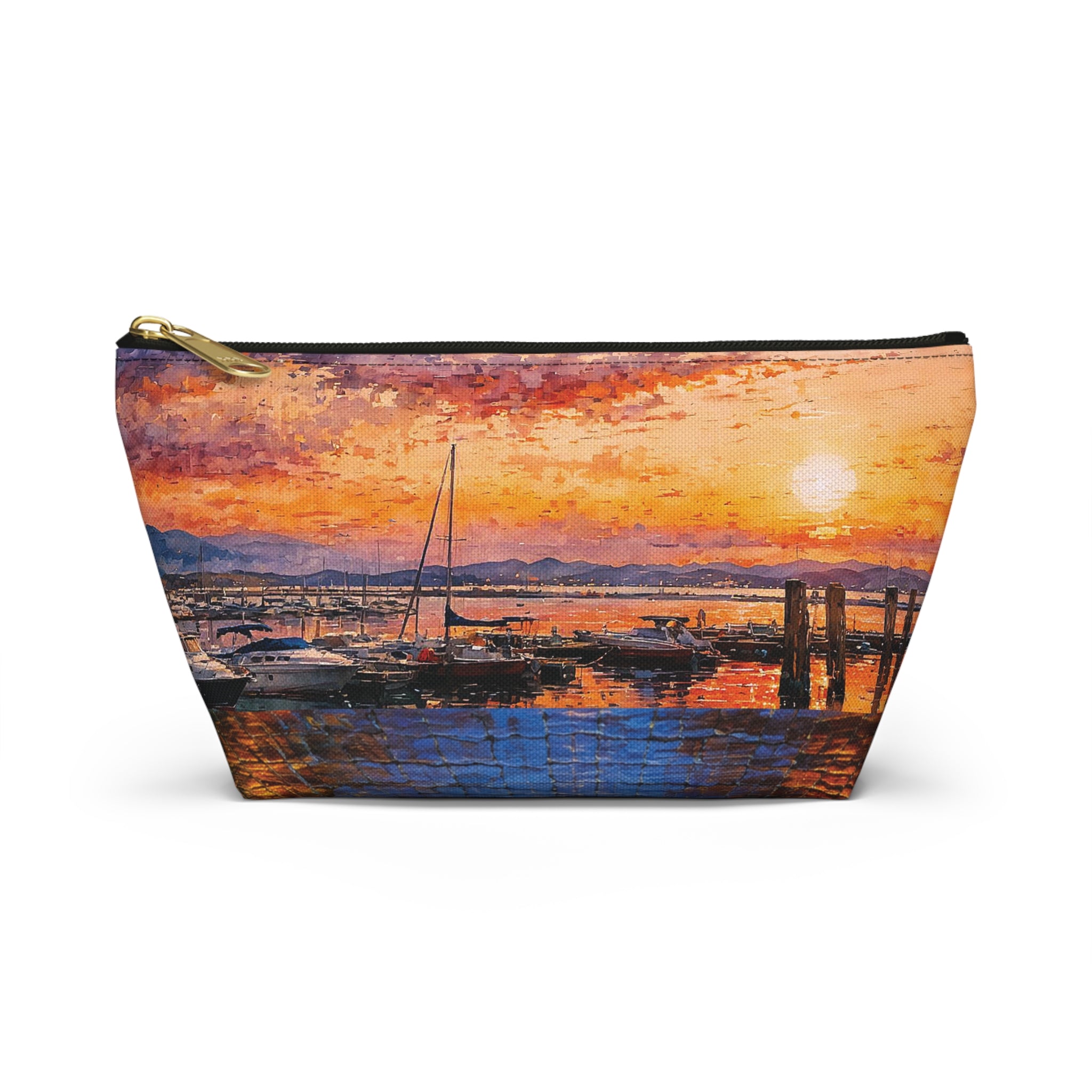 Burlington Vermont Church Street Marketplace and Lake Champlain Accessory Pouch