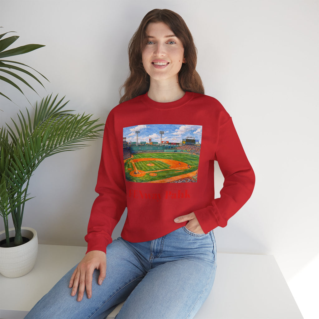 Fenway Park Boston Red Sox Stadium Image sweatshirt | Red Sox Baseball Crewneck