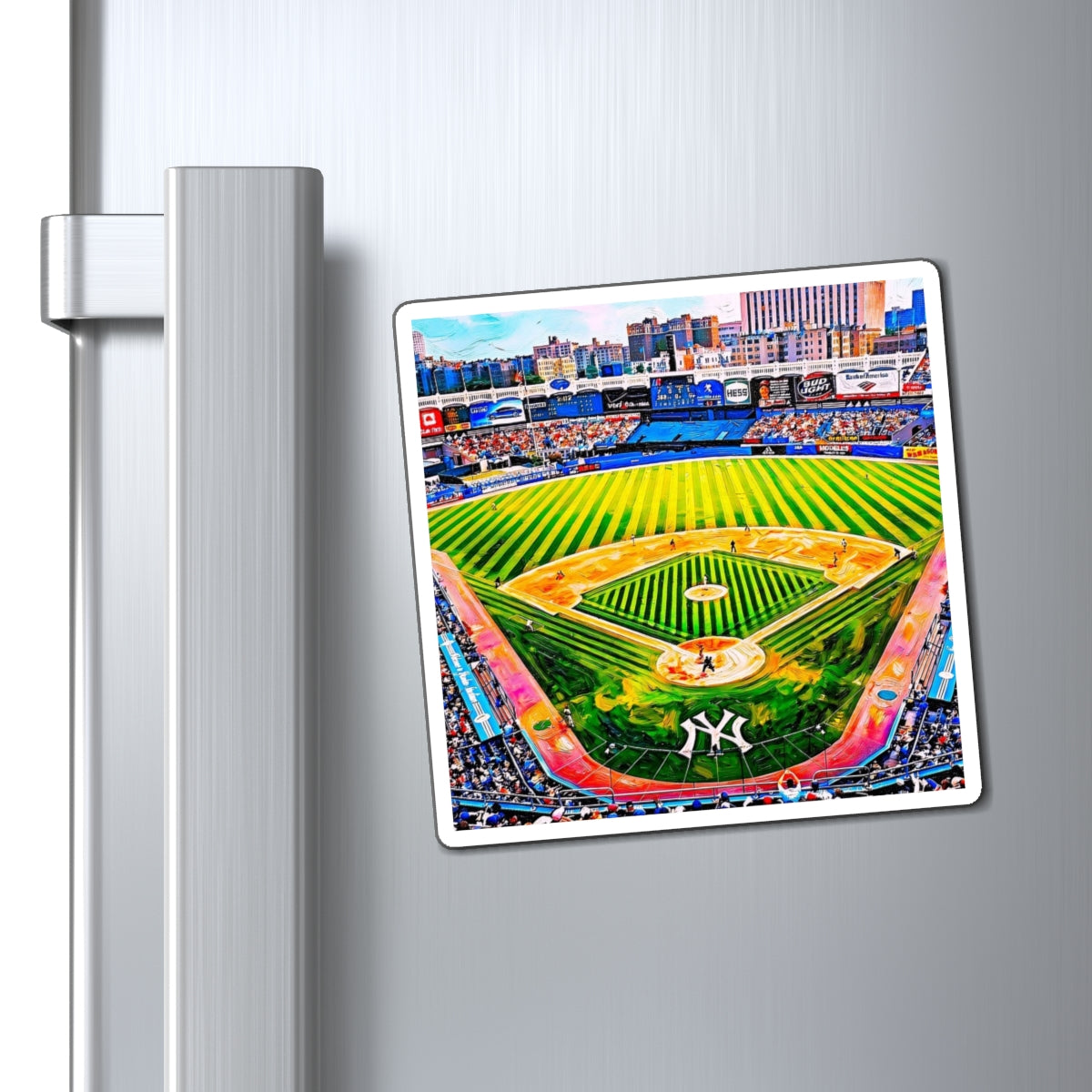 Yankee Stadium Aerial View Magnets | Baseball Field Refrigerator Magnet