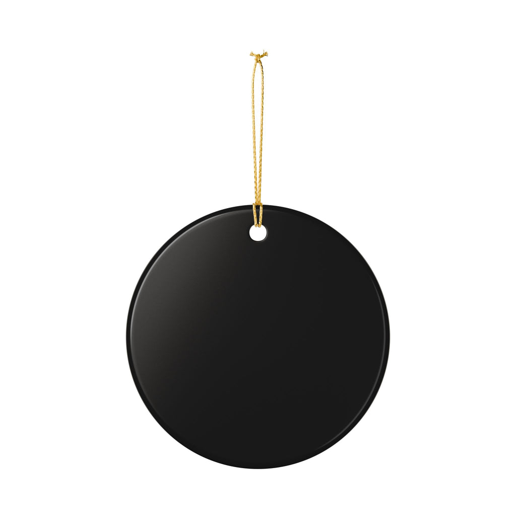 Solar Eclipse Ceramic Ornament | Totality Moon Phase Hanging Décor