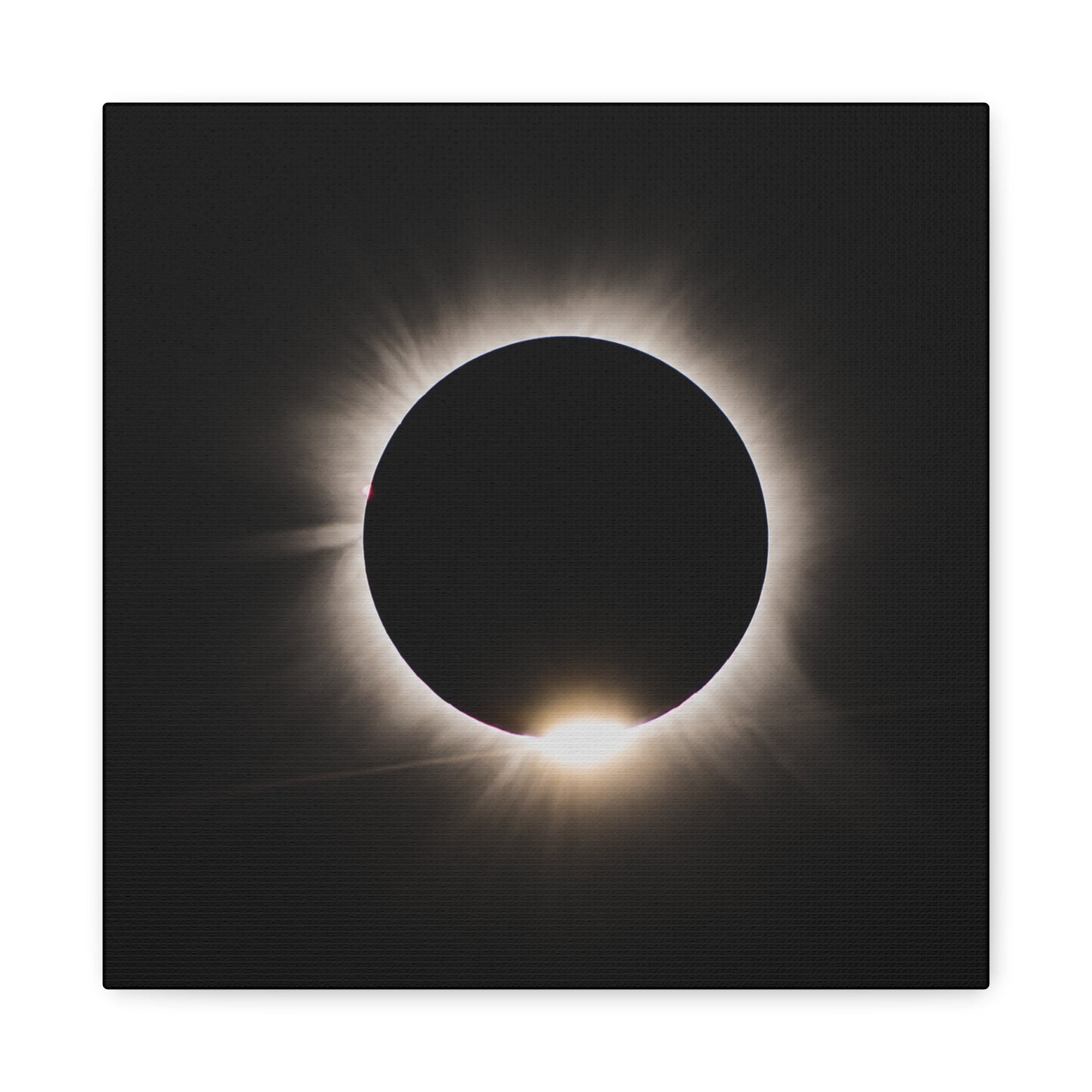 Total Solar Eclipse Matte Canvas