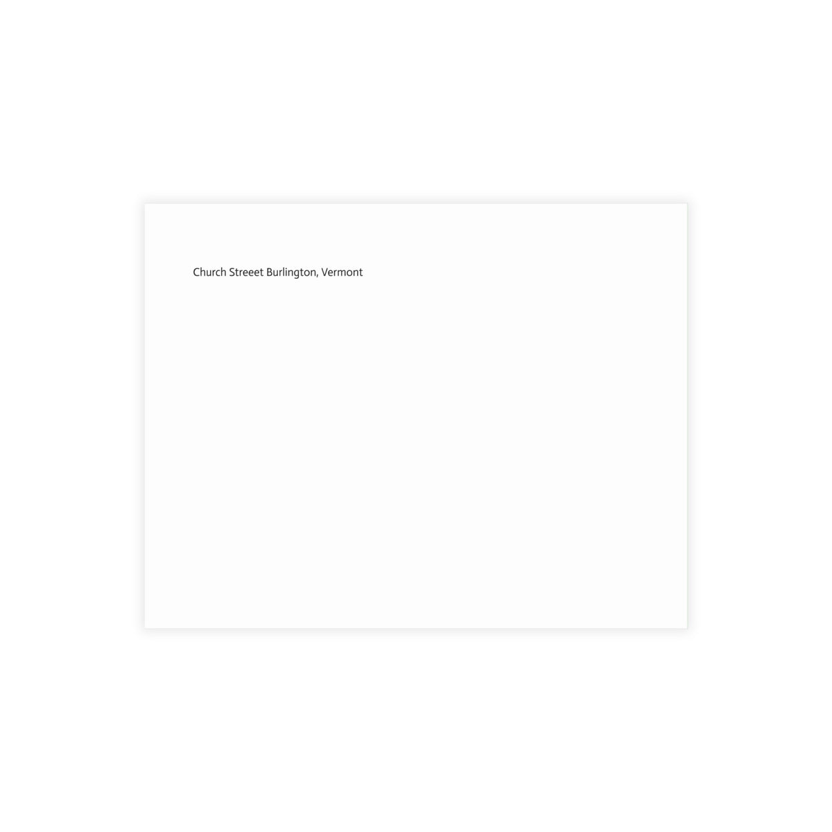 Church Street Burlington Vermont Postcard Bundles (envelopes included)