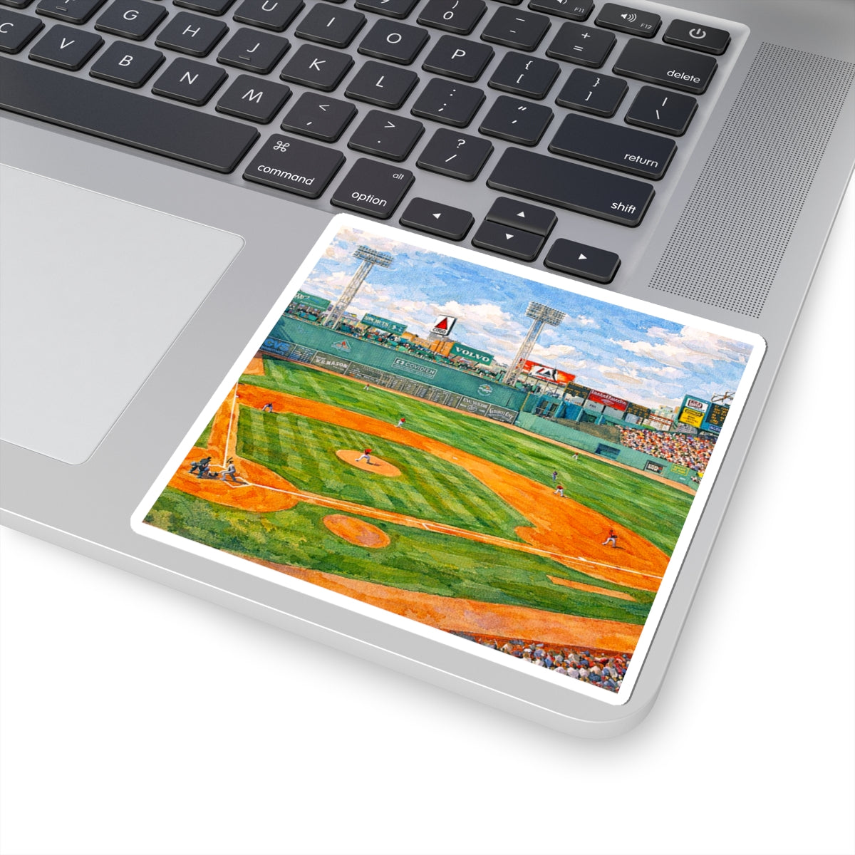 Fenway Park Boston Red Sox Sticker | Kiss-Cut Vinyl Sticker, Fenway Park Art