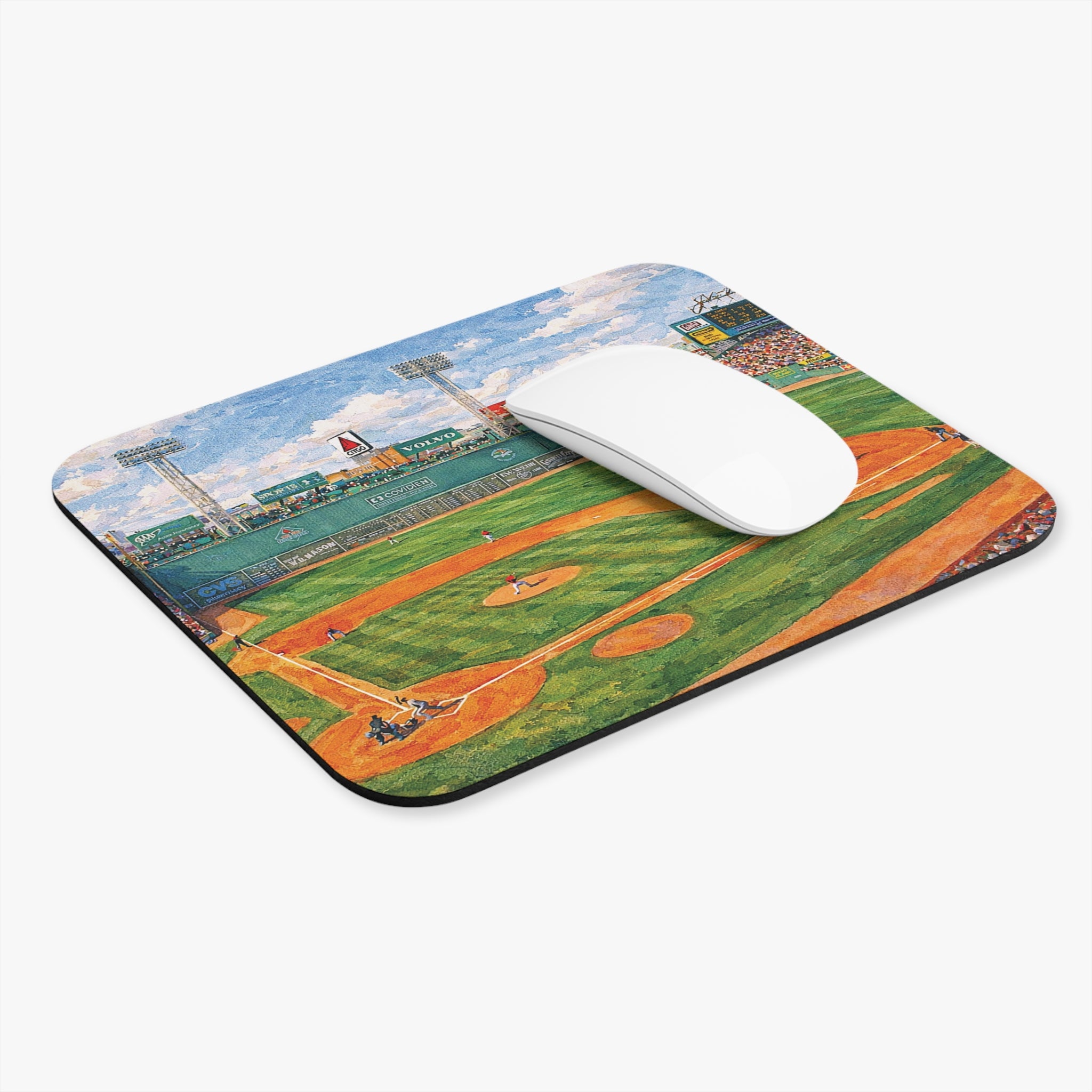 Fenway Park Mouse Pad | Fenway Field Art Desk Mat