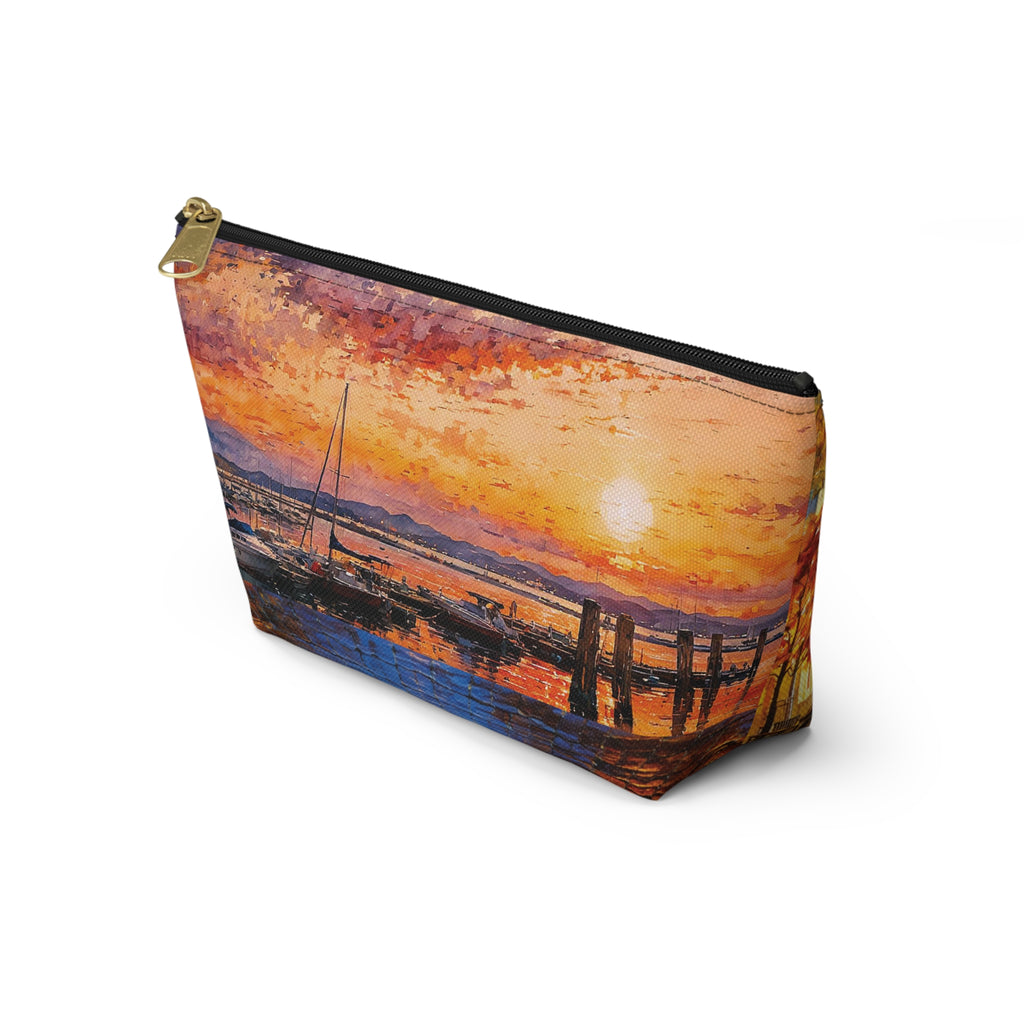 Burlington Vermont Church Street Marketplace and Lake Champlain Accessory Pouch