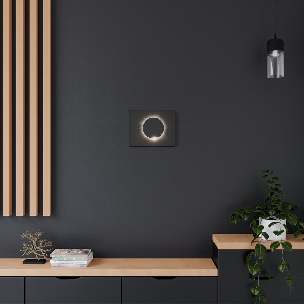 Total Solar Eclipse Matte Canvas