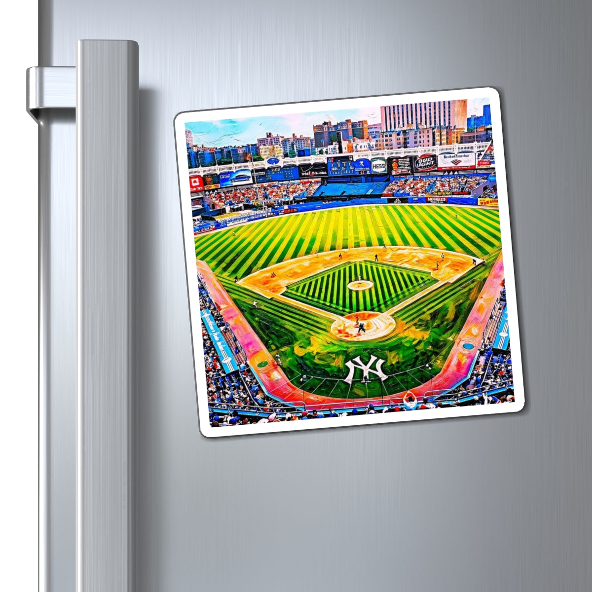Yankee Stadium Aerial View Magnets | Baseball Field Refrigerator Magnet
