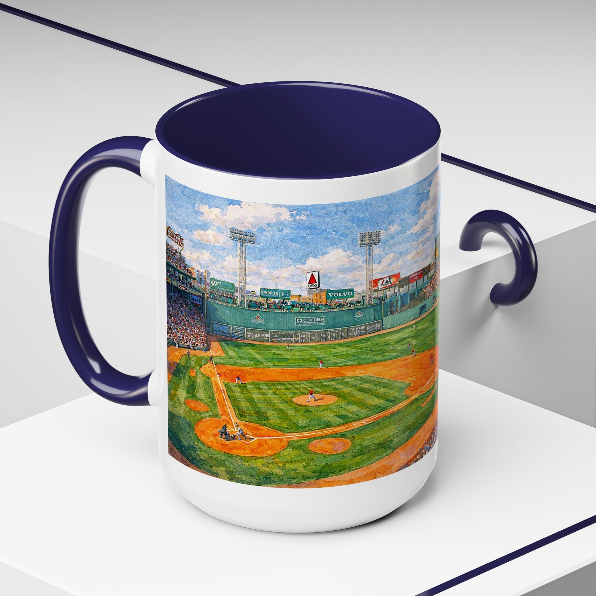 Fenway Pahk Boston Red Sox Two-Sided Mug | Baseball Stadium Coffee Mug