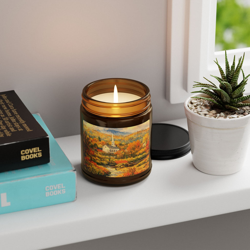 Stowe Vermont Candle | Amber Jar Soy Candle
