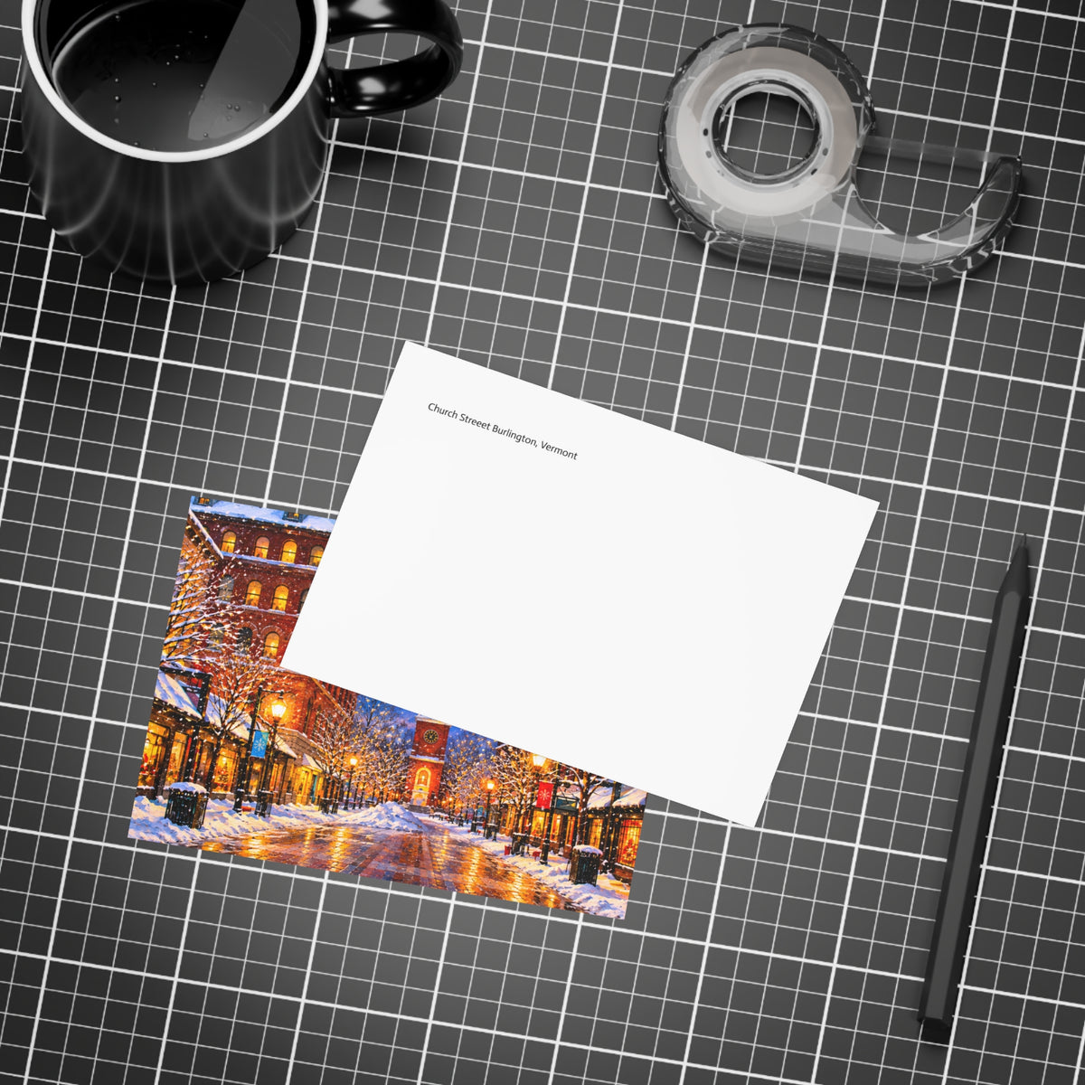 Church Street Burlington Vermont Postcard Bundles (envelopes included)