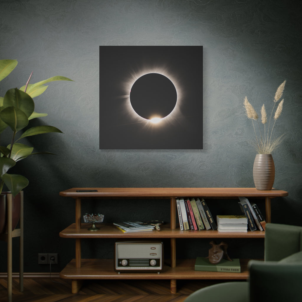 Total Solar Eclipse Matte Canvas