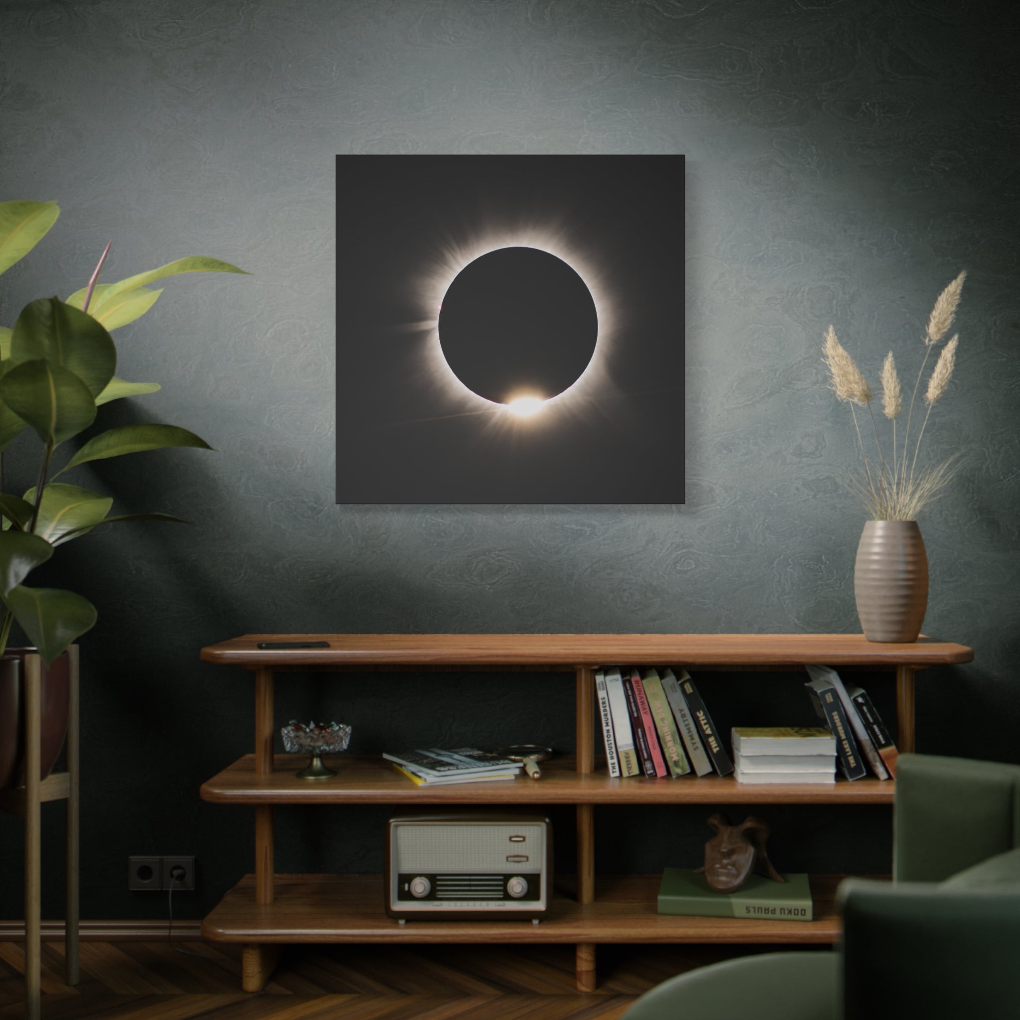 Total Solar Eclipse Matte Canvas