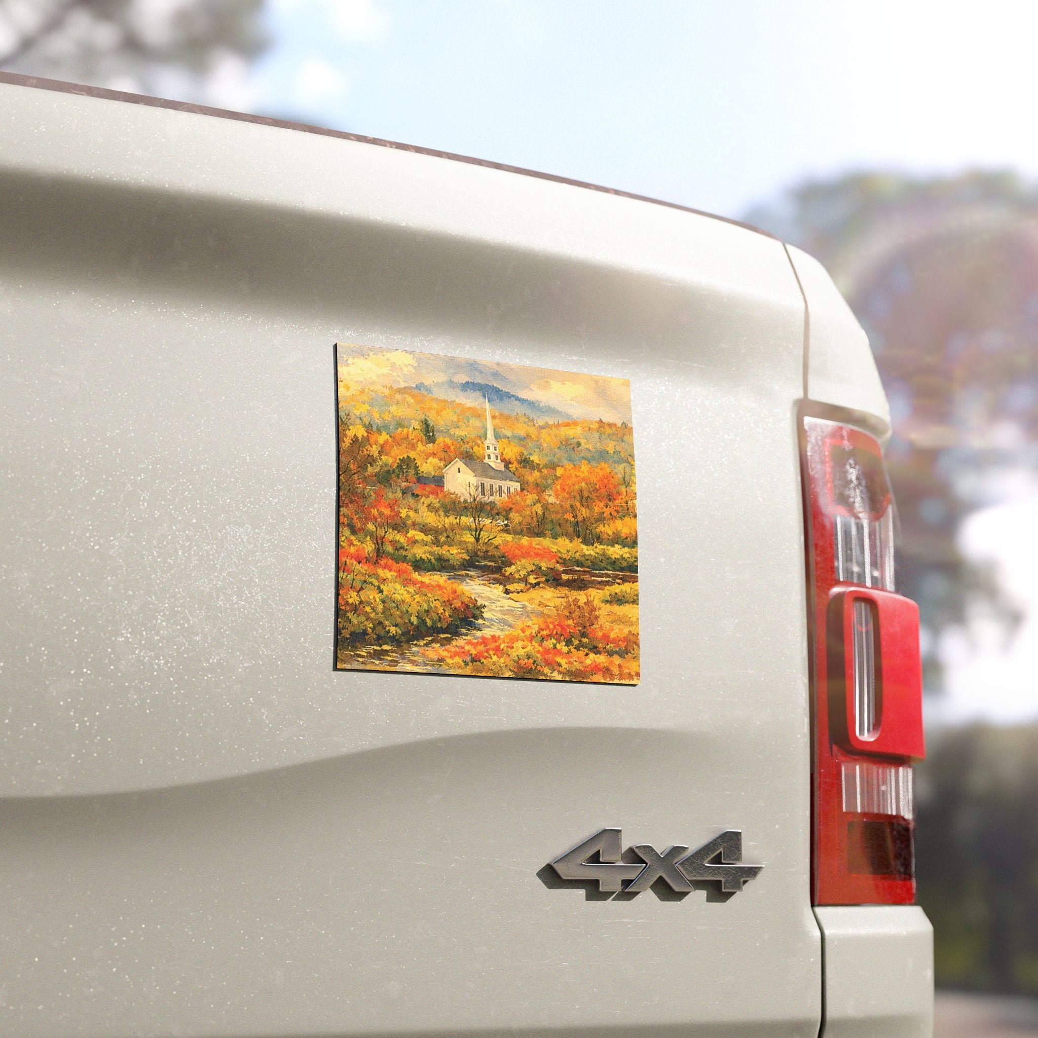 Stowe Vermont Car Magnets | Fall Landscape Magnet