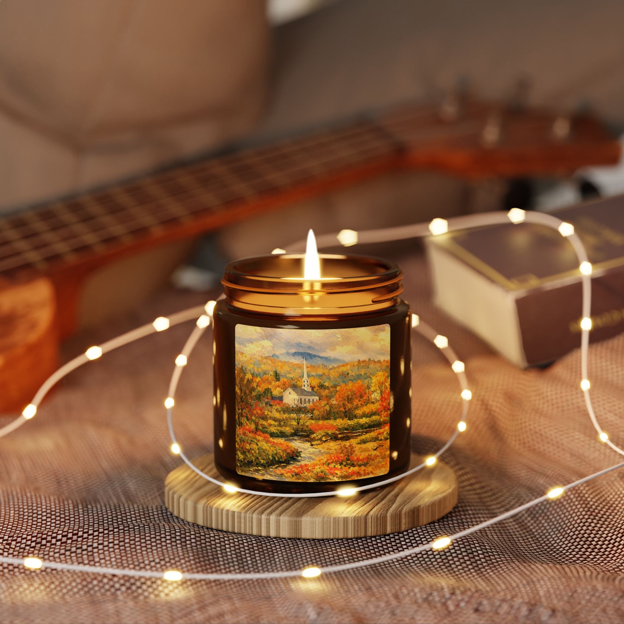 Stowe Vermont Candle | Amber Jar Soy Candle