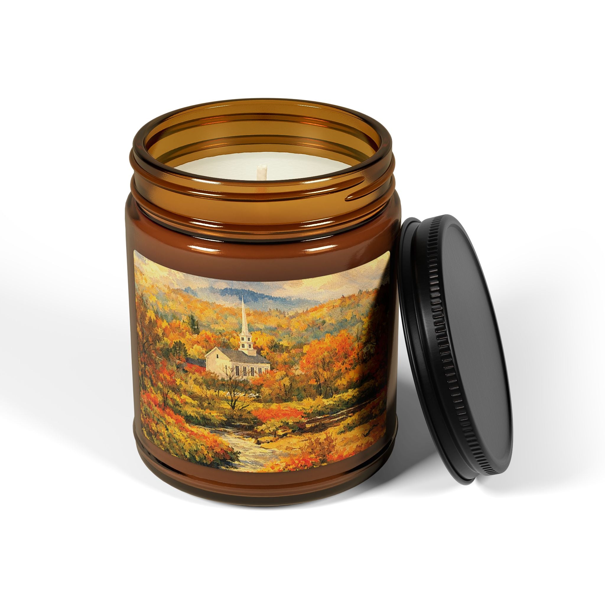 Stowe Vermont Candle | Amber Jar Soy Candle