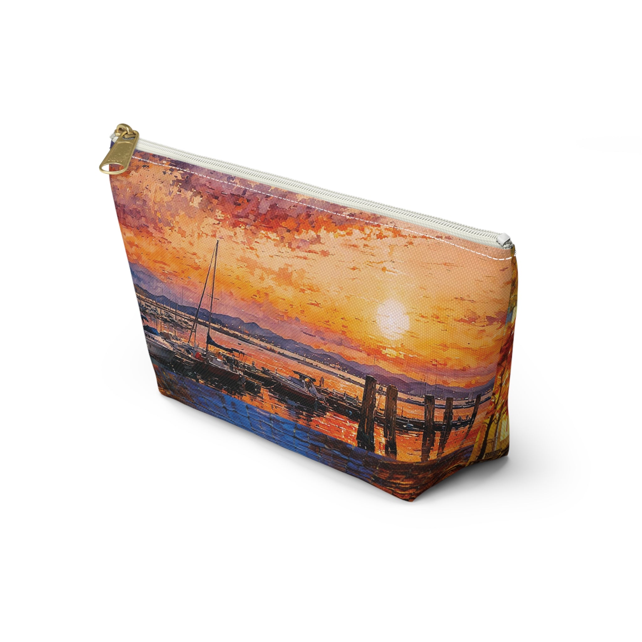 Burlington Vermont Church Street Marketplace and Lake Champlain Accessory Pouch