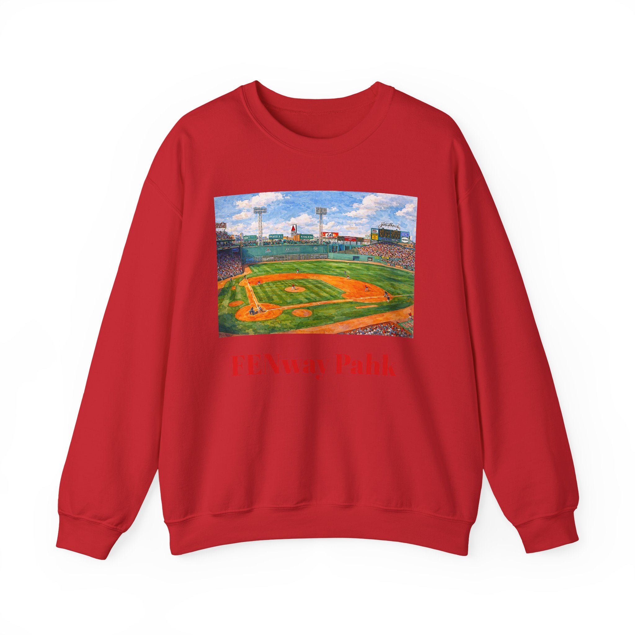 Fenway Park Boston Red Sox Stadium Image sweatshirt | Red Sox Baseball Crewneck