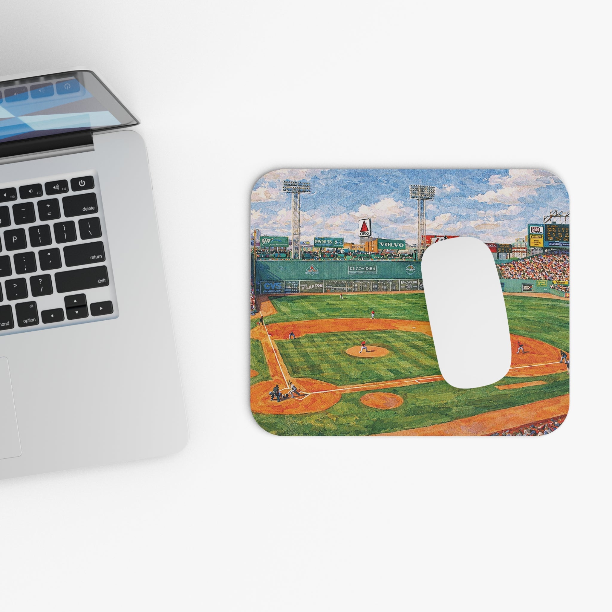 Fenway Park Mouse Pad | Fenway Field Art Desk Mat