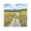 Vermont Camel's Hump Wildflowers Kiss-Cut Stickers